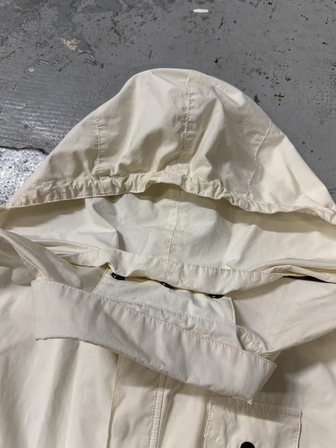 2000s Bottega Veneta White Cargo Jacket - Image 7