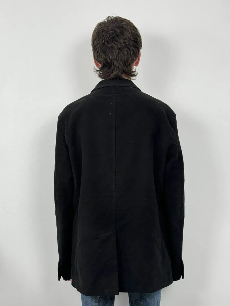 2000s Burberry Black Classy Blazer Jacket - Image 3