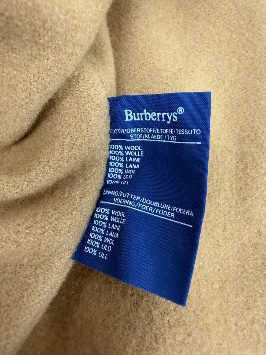 2000s Burberry Grey Wool Aviator Bomber Jacket - Image 7