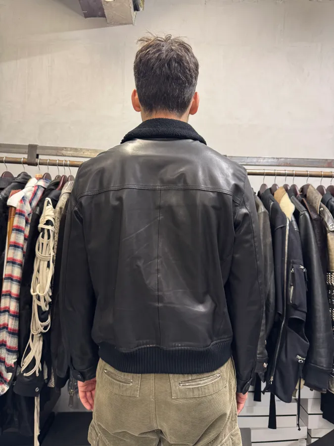 2000s Burberry London Black Premium Leather Jacket - Image 3