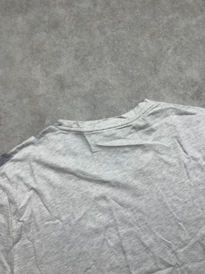 2000s Burberry White Check Striped T-Shirt - Image 6