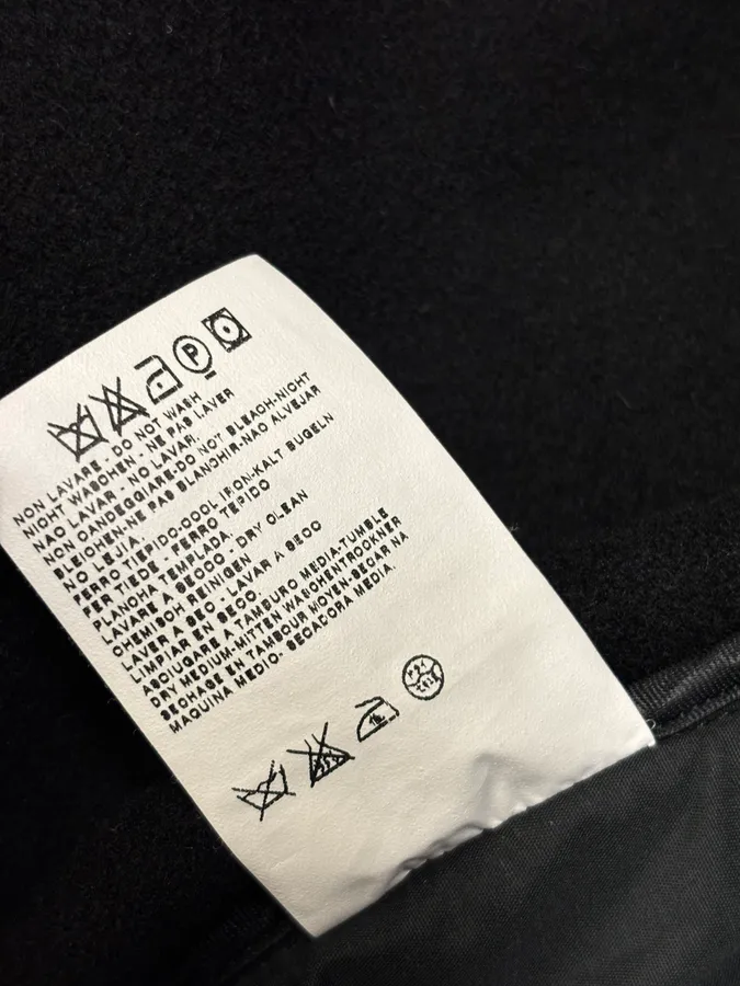 2000s C.P. Company Black Wool Double-Breasted Coat - Image 12