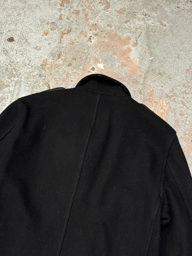 2000s C.P. Company Black Wool Double-Breasted Coat - Image 6