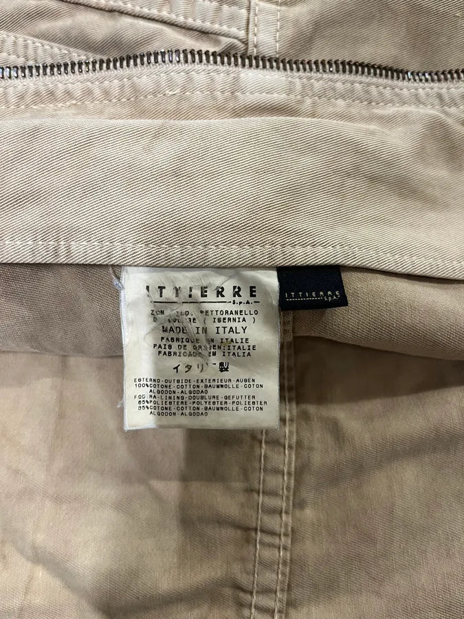 2000s Cavalli Beige Fighter Multi Zips Jacket - Image 9
