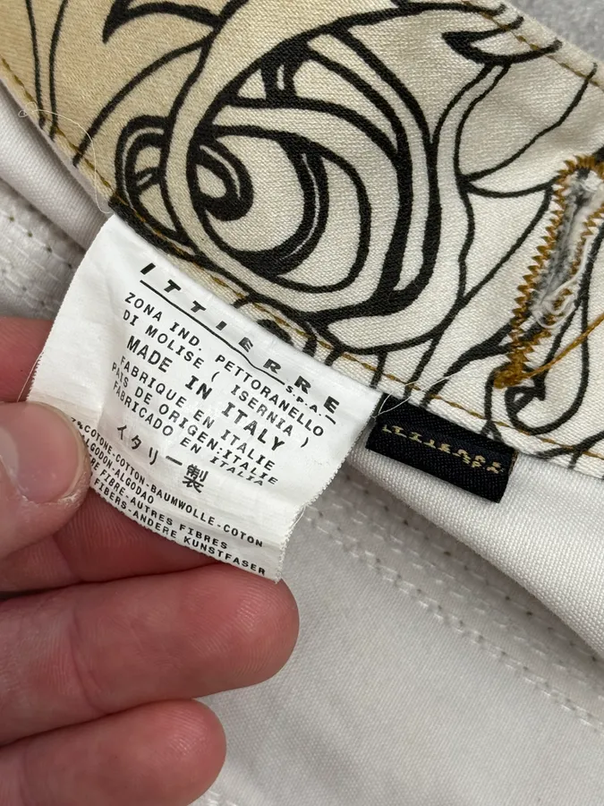 2000s Cavalli Beige Floral Buttoned Jacket - Image 15