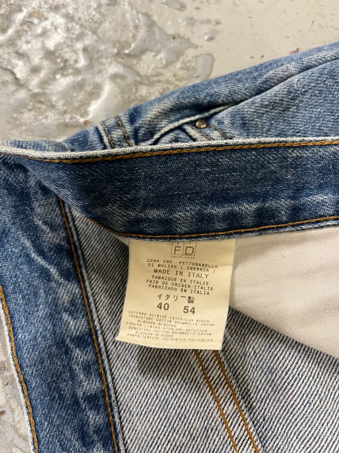 2000s Cavalli Blue Denim Faded Jeans - Image 10