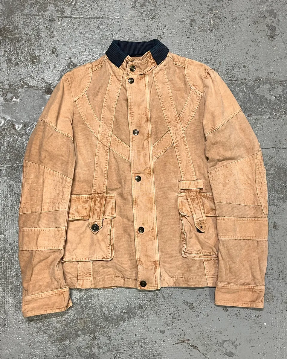 2000s Cavalli Bondage Beige Jacket