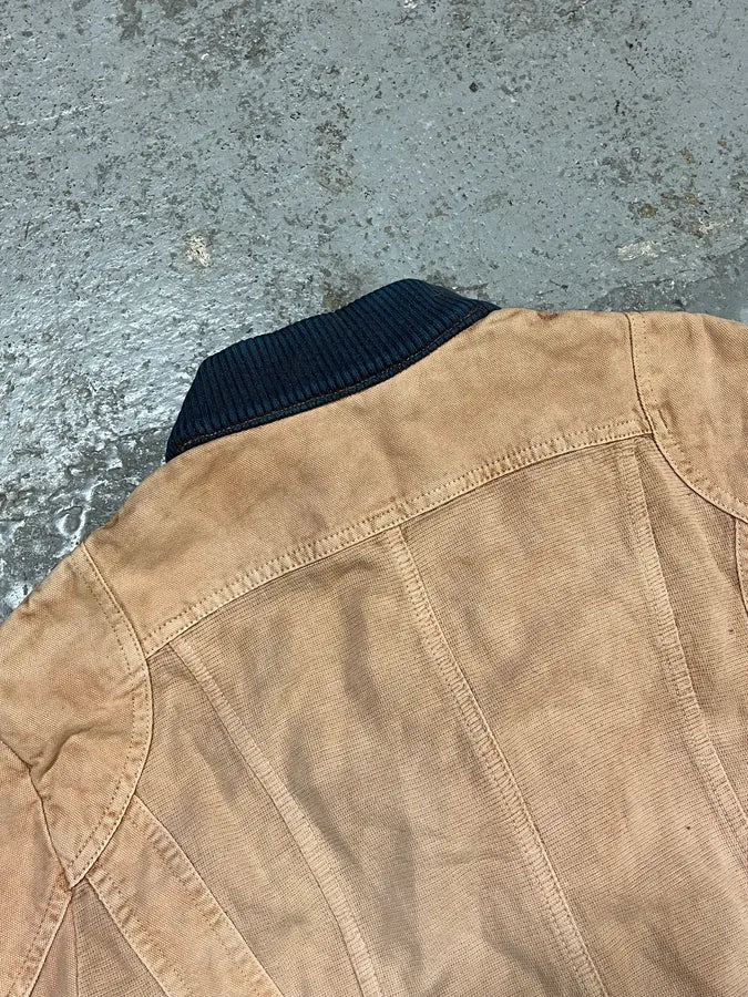 2000s Cavalli Bondage Beige Jacket - Image 8