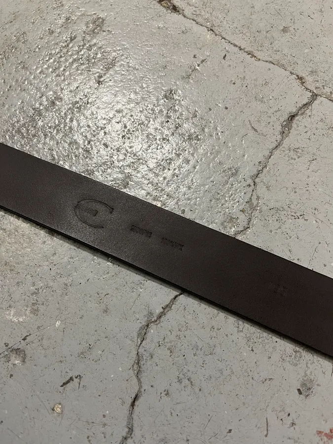 2000s Cavalli Brown Snake Effect Leather Belt - Image 8