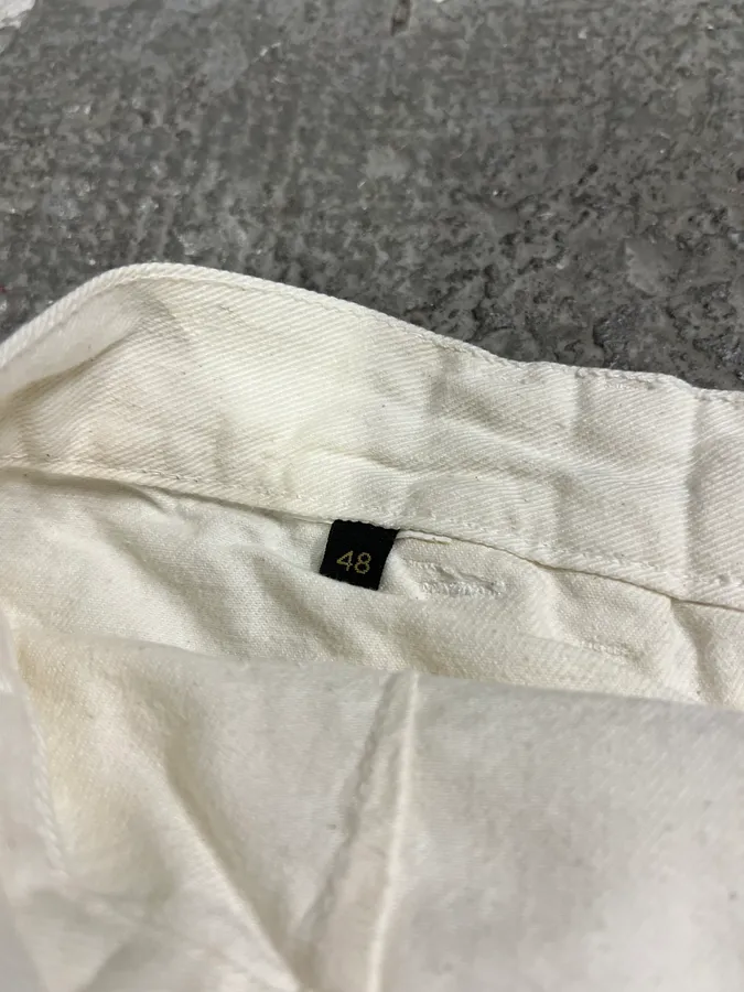 2000s Cavalli Cargo White Pants - Image 5