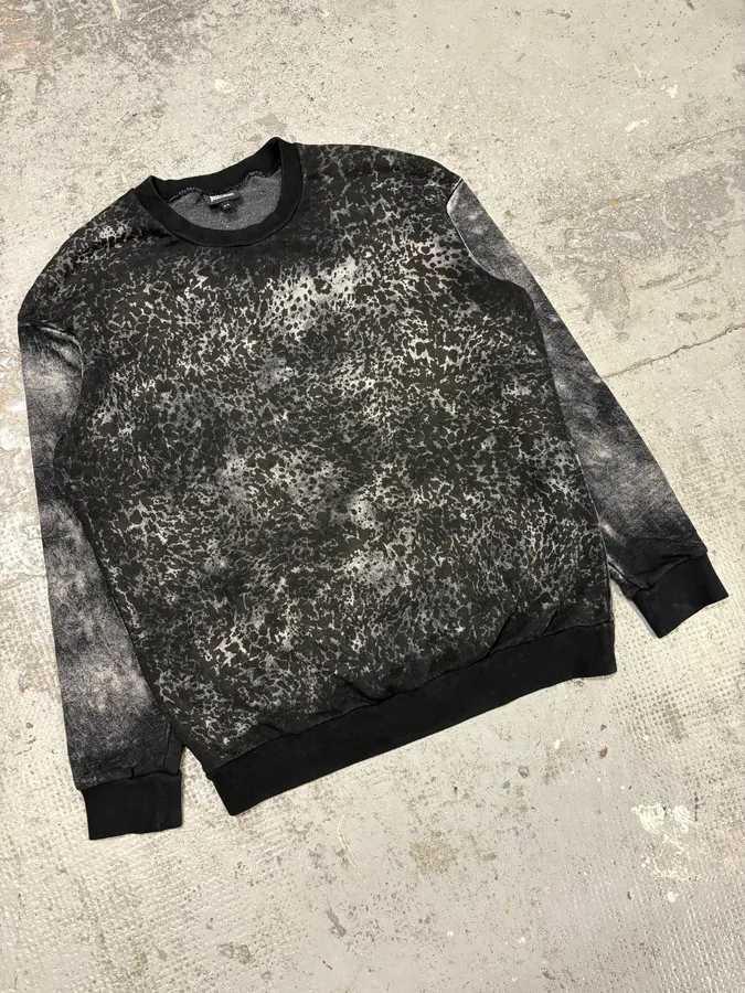2000s Cavalli Cosmic Grey & Black Sweater - Image 4
