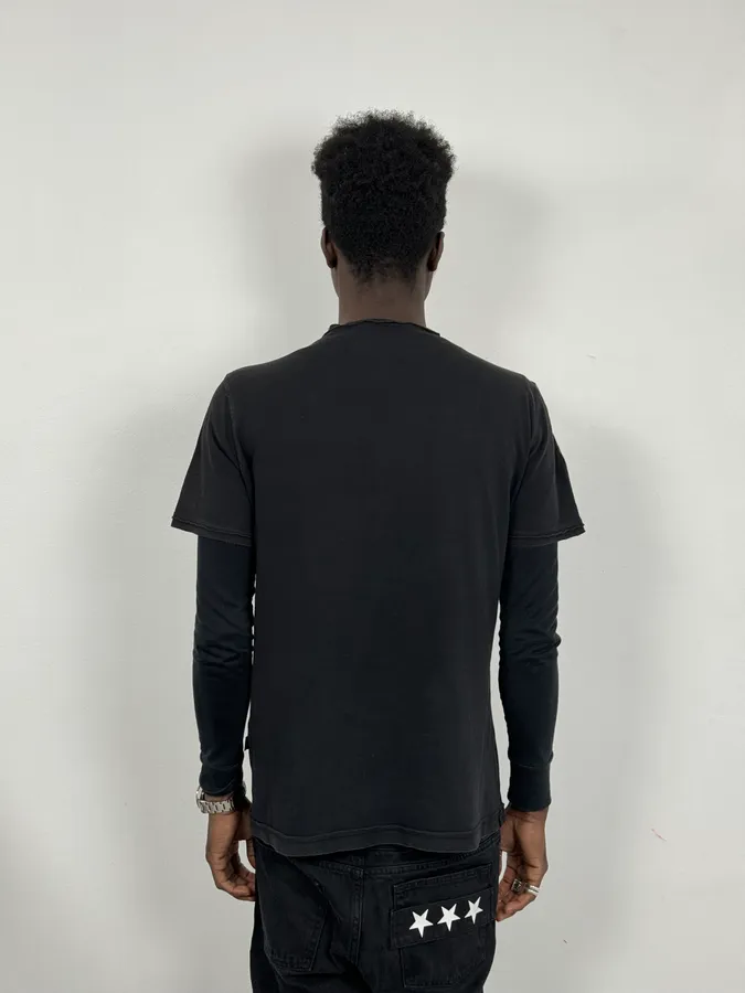 2000s Cavalli Dragon Black T-Shirt - Image 3