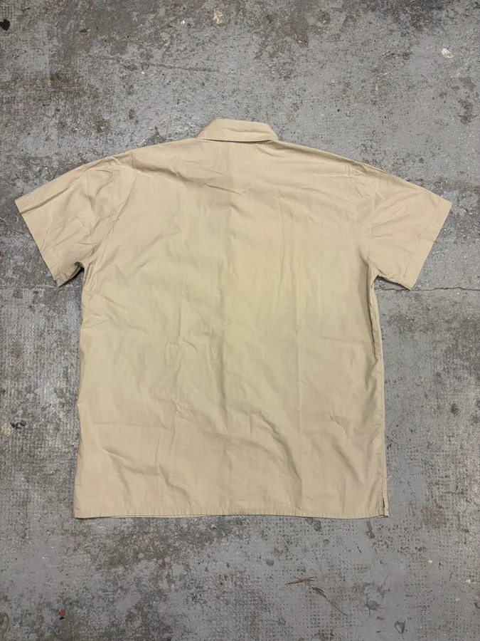 2000s Cavalli Finger Zebra Print Beige Shirt - Image 6