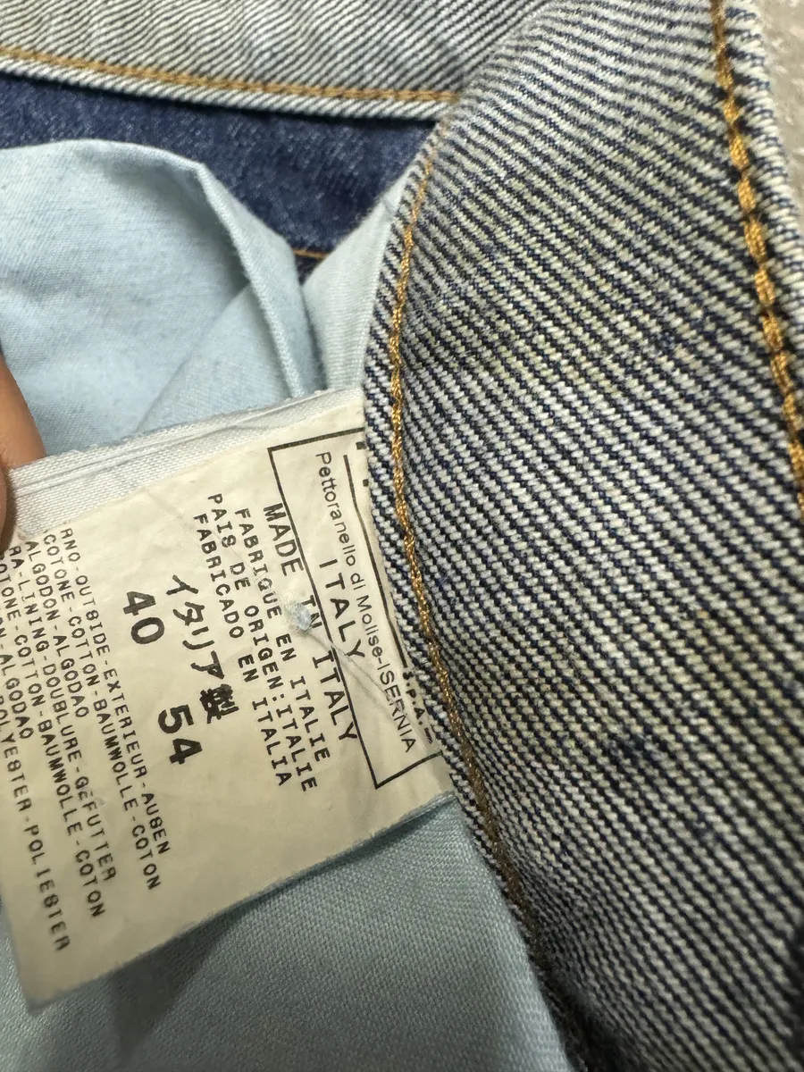 2000s Cavalli Floral Contemporary Blue Denim Pants - Image 8