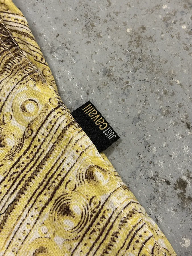 2000s Cavalli Golden Spirit Shirt - Image 7