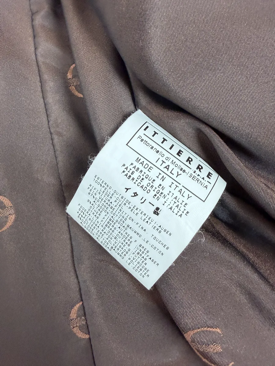2000s Cavalli Grey Eroded Grained Scars Leather Jacket - Image 14
