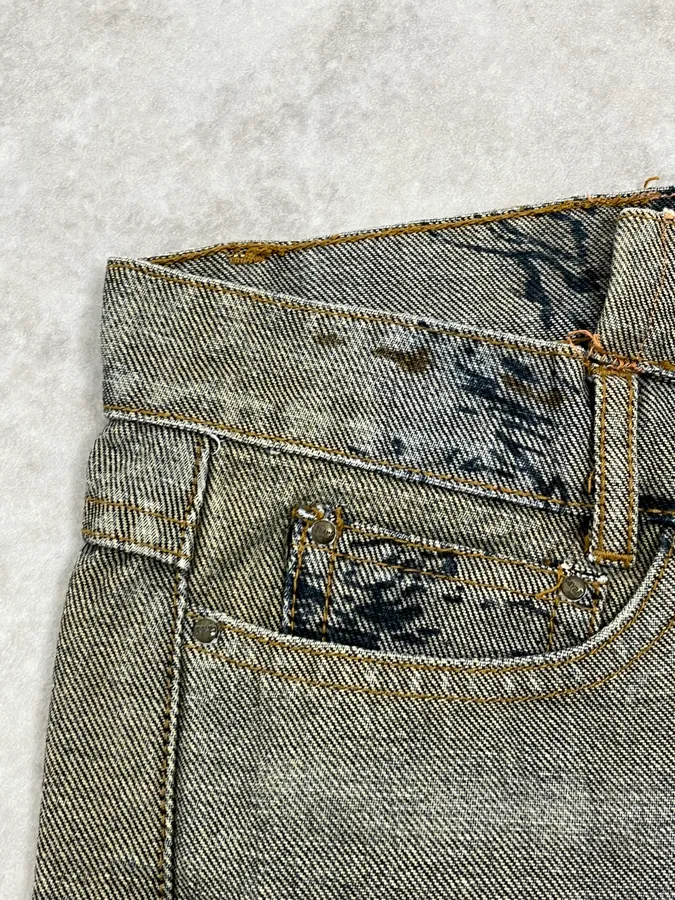 2000s Cavalli Grey Floral Denim Jeans - Image 10