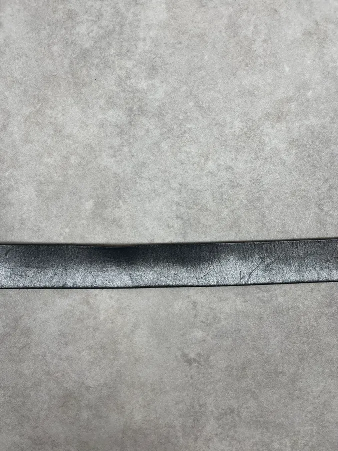 2000s Cavalli Leaves Logo Buckle Black Leather Belt - Image 9
