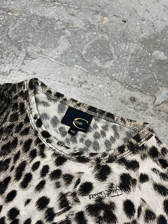 2000s Cavalli Leopard Longsleeves Top - Image 3