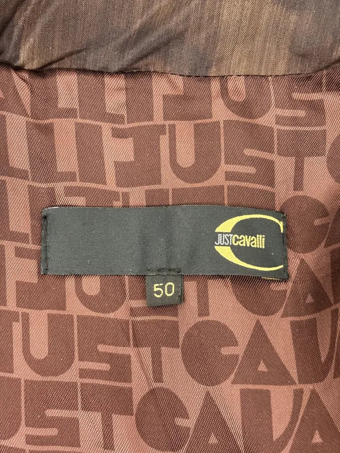 2000s Cavalli Leopard Print Obscure Bomber Jacket - Image 10