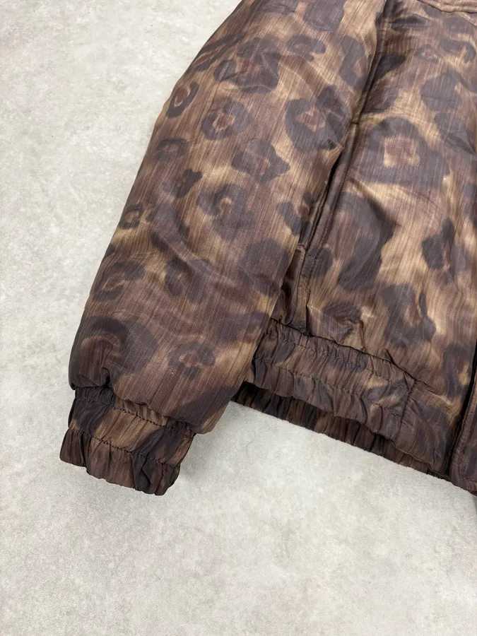 2000s Cavalli Leopard Print Obscure Bomber Jacket - Image 8