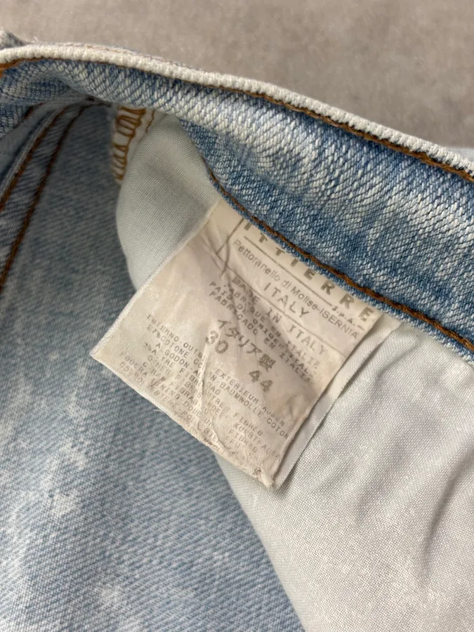 2000s Cavalli Light Blue Washed Denim Jeans - Image 12