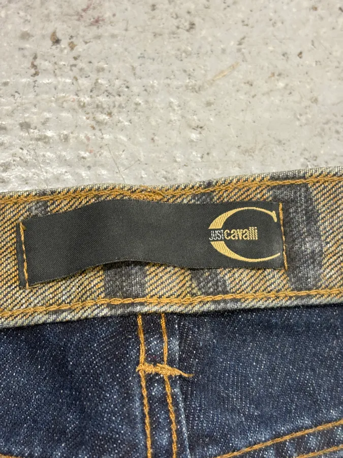 2000s Cavalli Napoleon Denim Jeans - Image 10