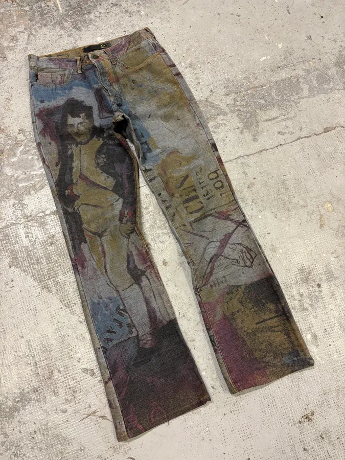 2000s Cavalli Napoleon Denim Jeans - Image 5