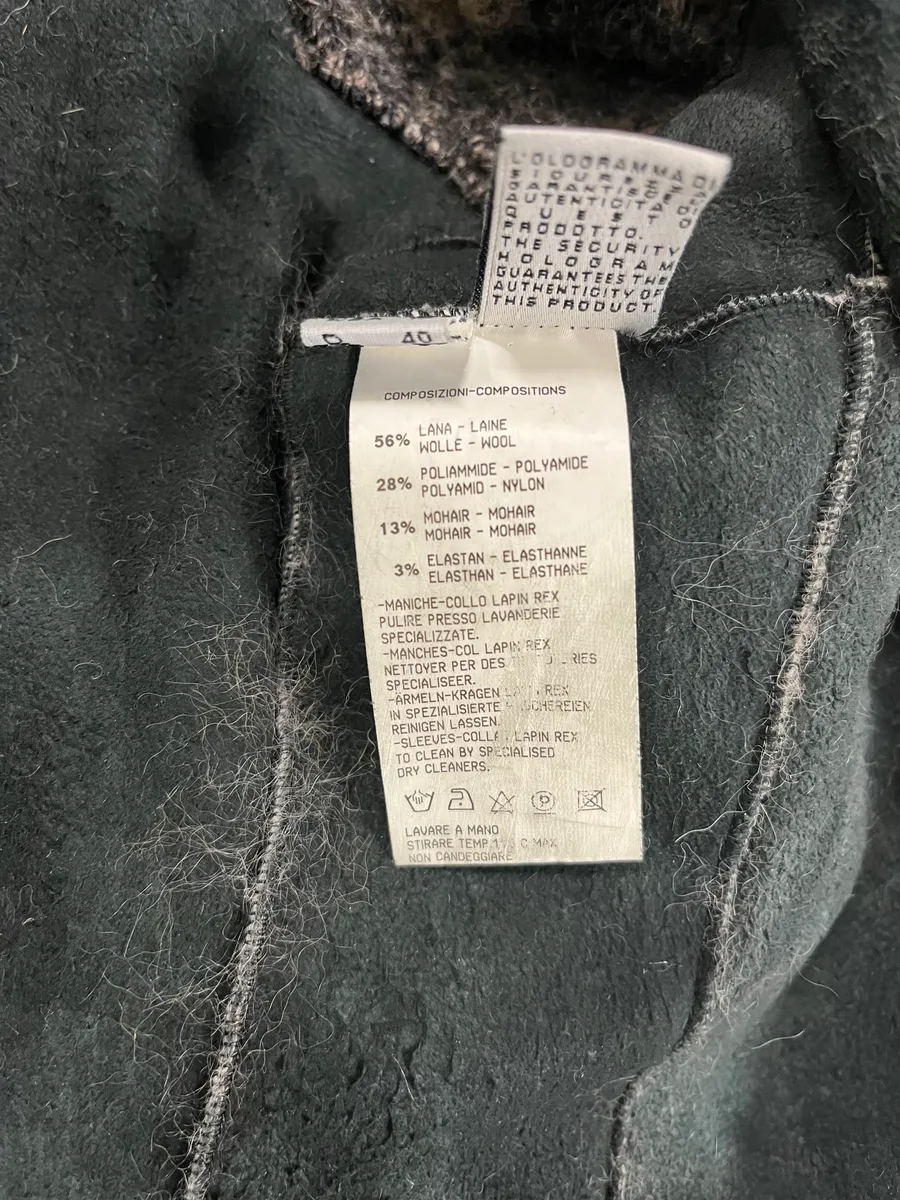 2000s Cavalli Raccoon Fur Sweater Jacket - Image 9