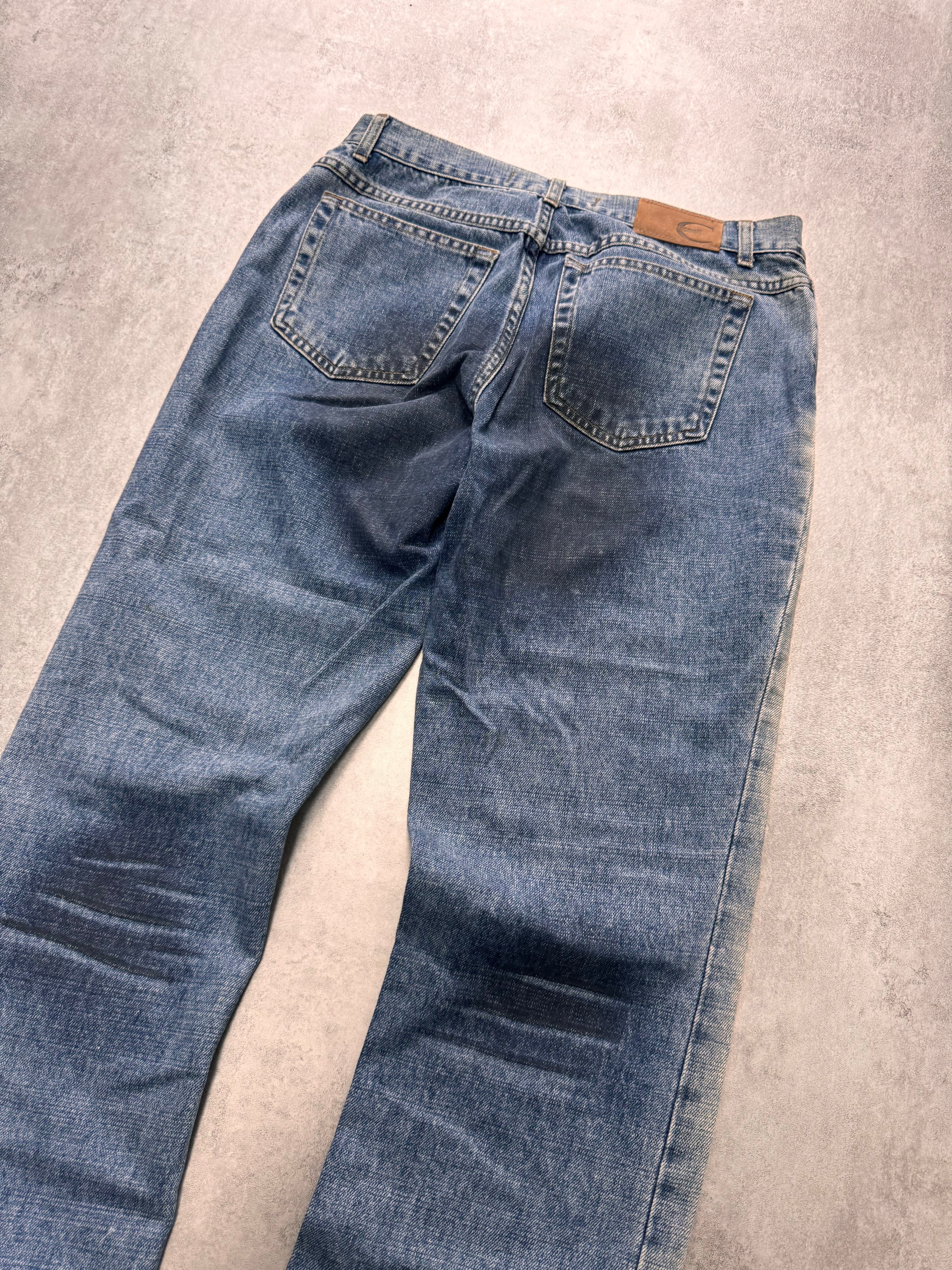 2000s Cavalli Shadow Faded Denim Jeans - Image 4