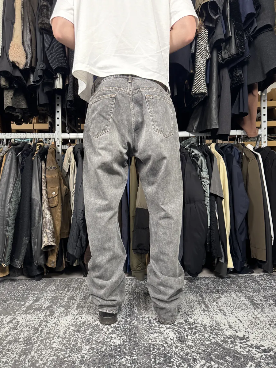 2000s Cavalli Snake Grey Denim Jeans - Image 3