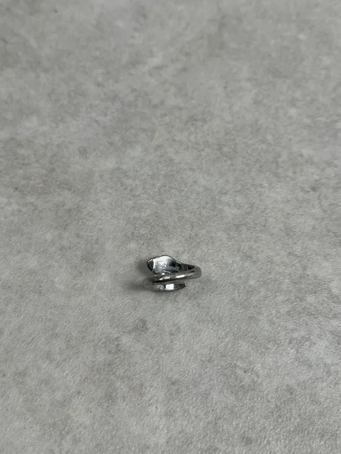 2000s Cavalli Snake Ornament Ring - Image 4