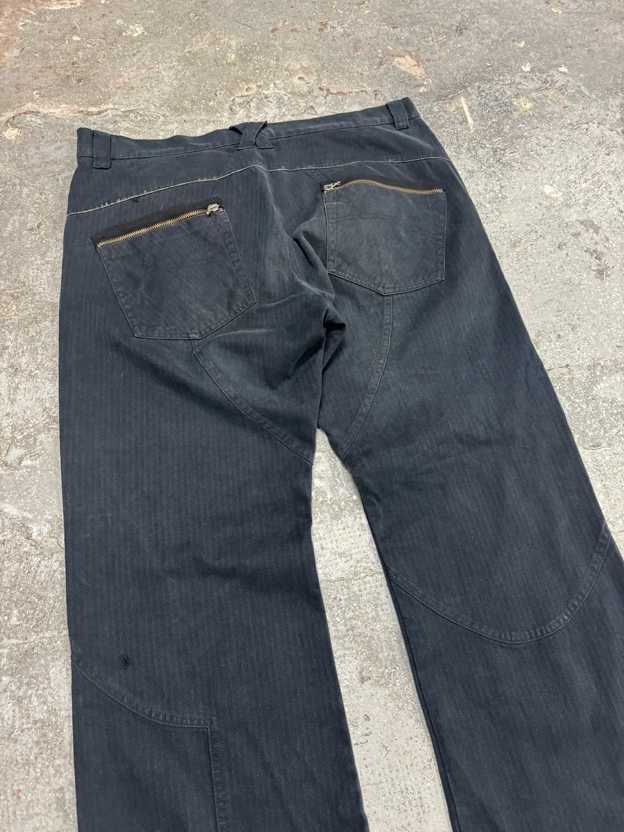 2000s Cavalli Structured Obscure Large Pants - Image 3