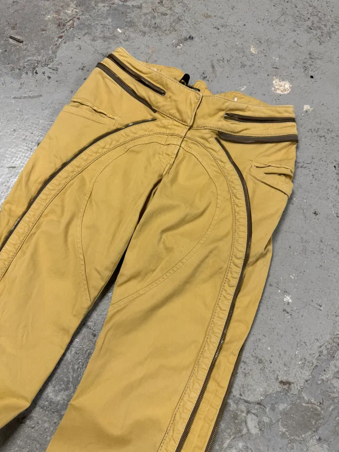 2000s Cavalli Technical Biker Master Full Zip Pants - Image 5