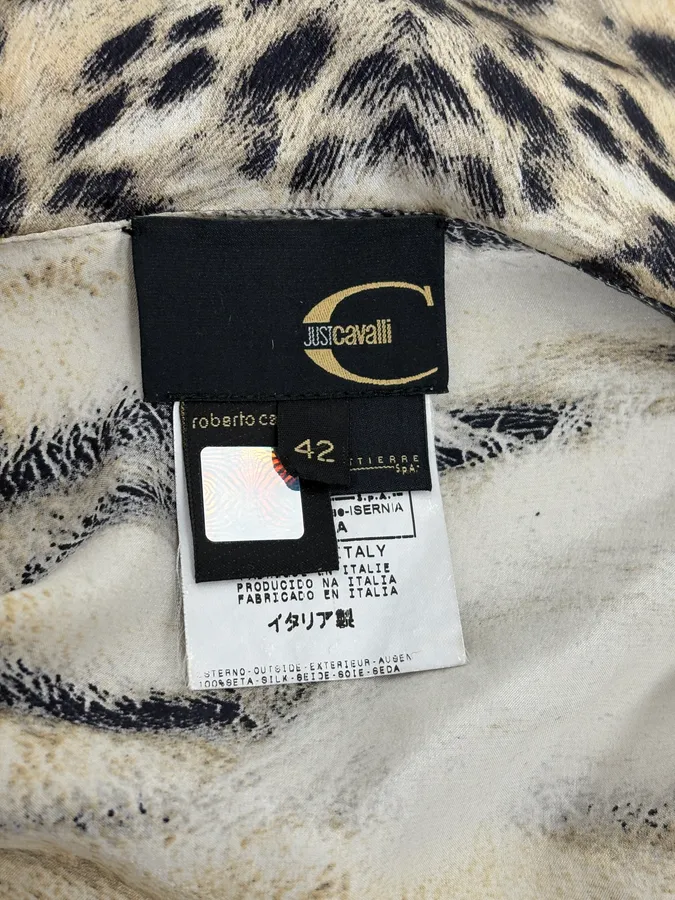 2000s Cavalli Zebra and Cheetah Long Cardigan - Image 8