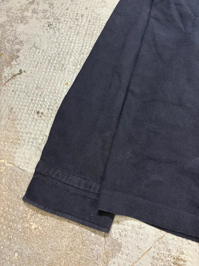 2000s Celine Navy Classy Pocket Shirt - Image 8