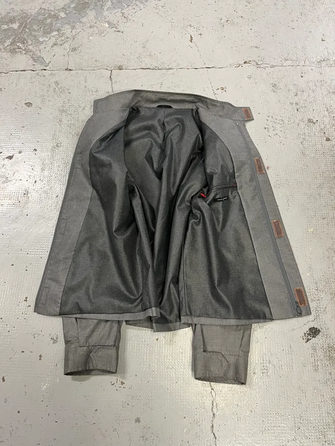 2000s Daniele Alessandrini Brut Technical Grey Jacket - Image 9