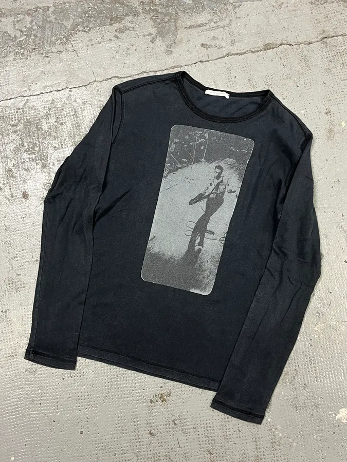 2000s Daniele Alessandrini Concert Black Longsleeves - Image 4