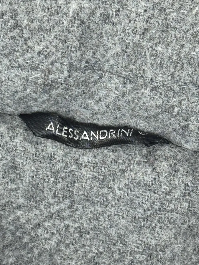 2000s Daniele Alessandrini Grey Classy Buttoned Jacket - Image 7