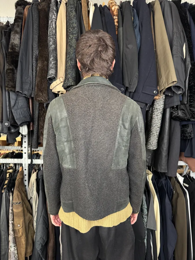 2000s Daniele Alessandrini Hybrid Avant-Garde Black Jacket - Image 5
