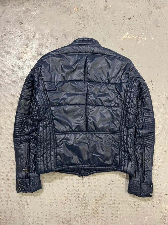 2000s Daniele Alessandrini Navy Puffer Jacket - Image 7