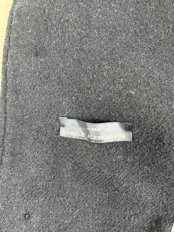 2000s Daniele Alessandrini Navy Wool Classy Jacket - Image 10