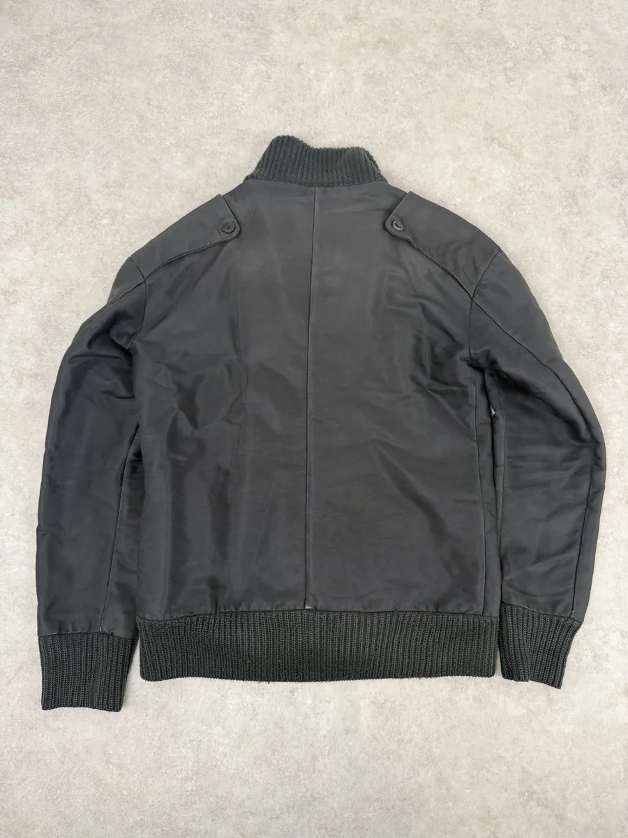 2000s Diesel Black Buttoned Caban Jacket - Image 5