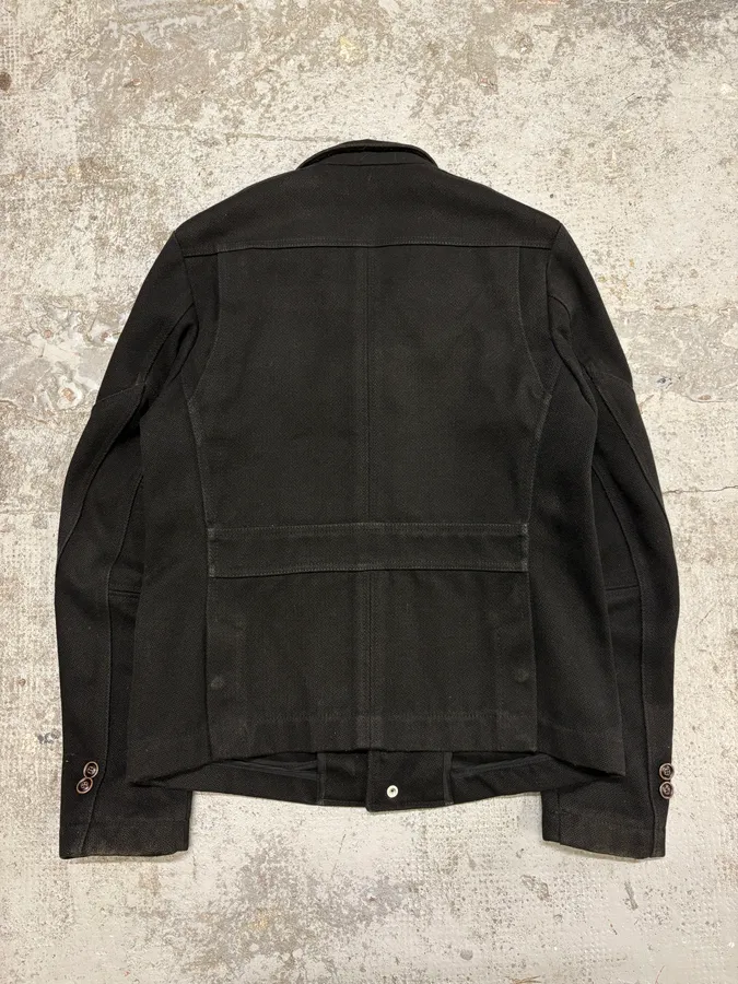 2000s Diesel Black Classy Caban Jacket - Image 6