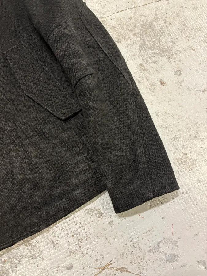 2000s Diesel Black Classy Caban Jacket - Image 8