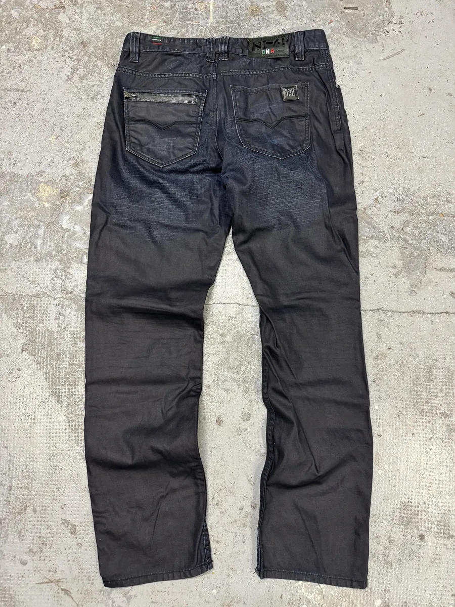 2000s Diesel Black Hybrid Obscure Jeans - Image 5