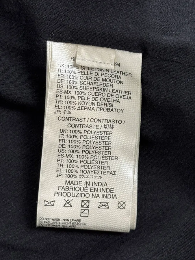 2000s Diesel Black Mafia Leather Hooded Jacket - Image 12