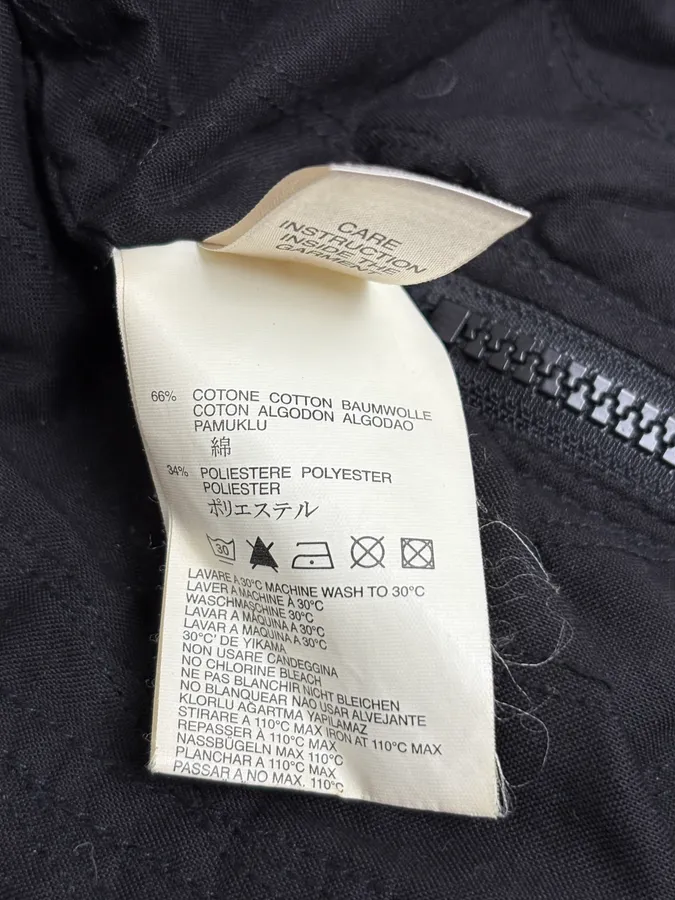 2000s Diesel Black Premium Satin Cargo Jacket - Image 12