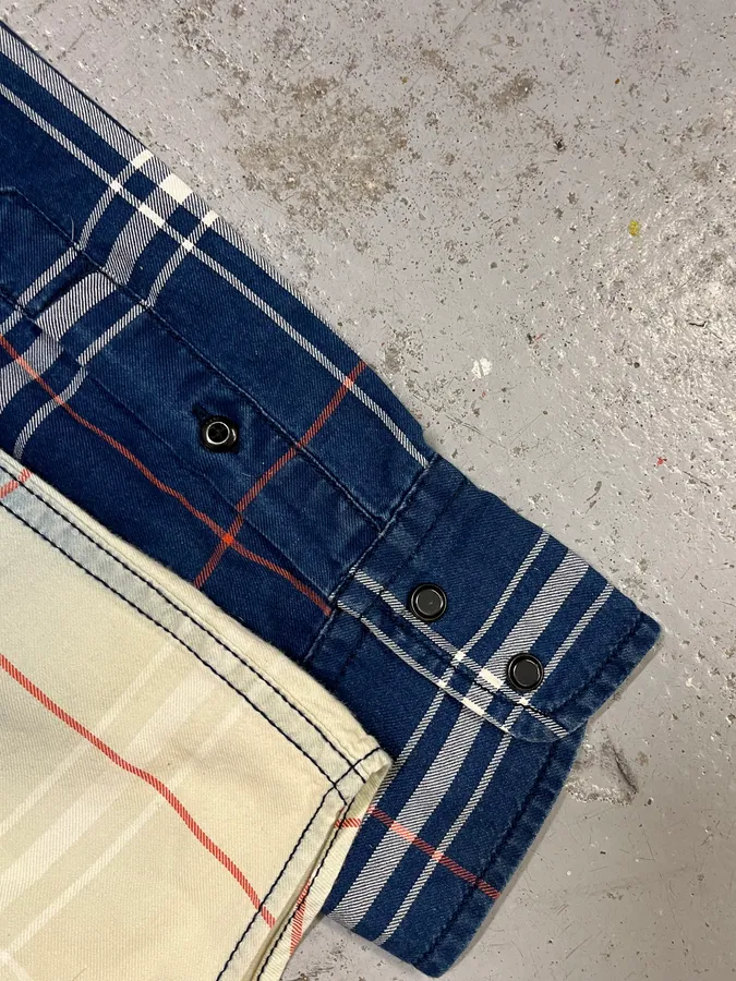 2000s Diesel Blue Gradient Shirt - Image 9