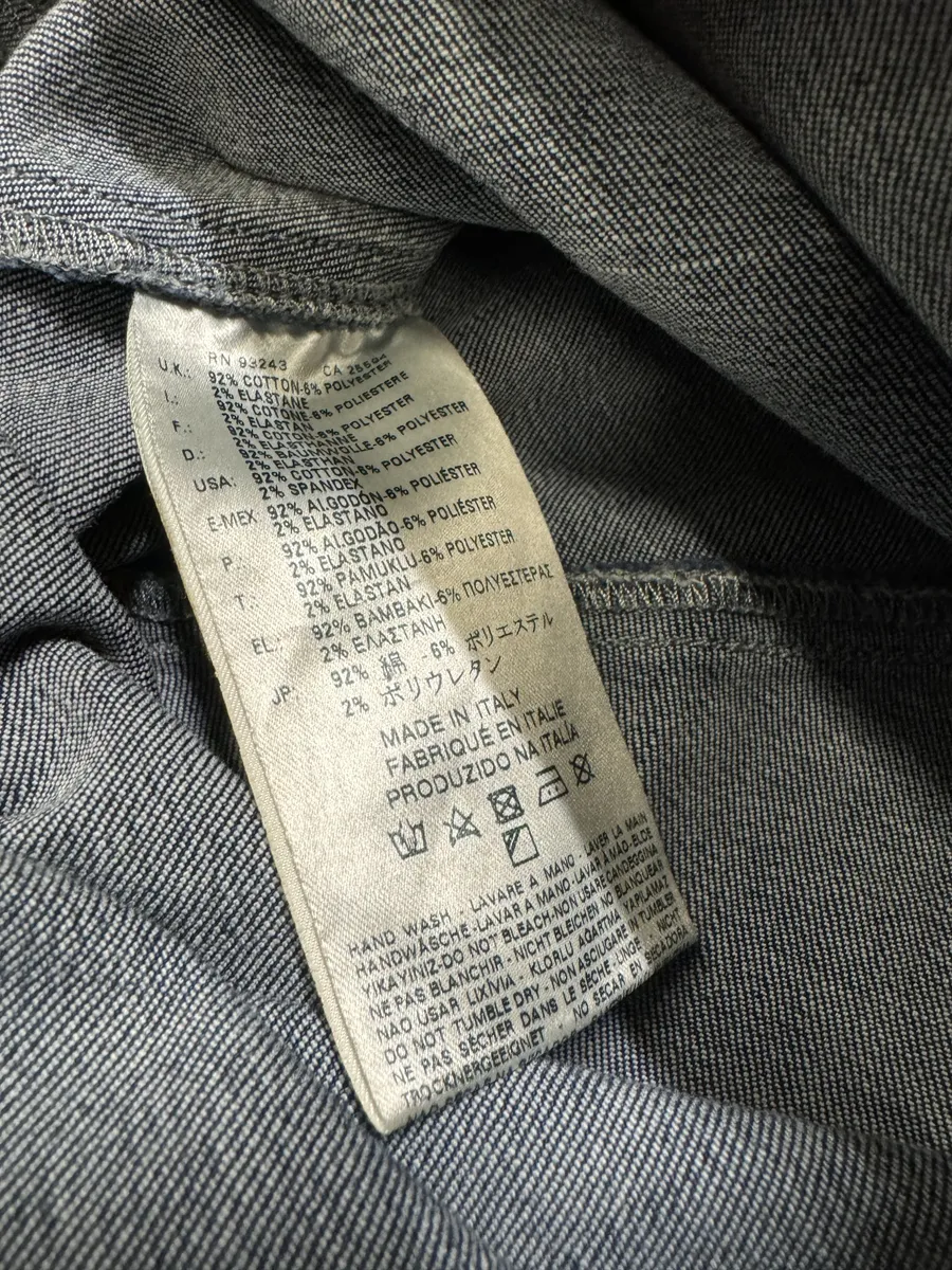 2000s Diesel Tornado Zip Blue Denim Dress - Image 4